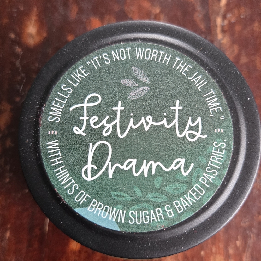 Brown Sugar Festivity Drama Candle